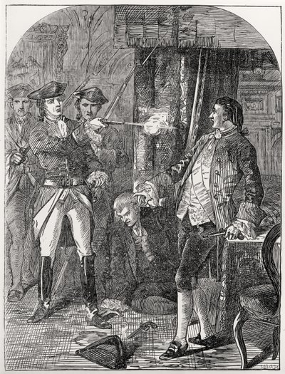 The Arrest of Lord Edward Fitzgerald, 19 May 1798, engraved by Joseph Swain by English School